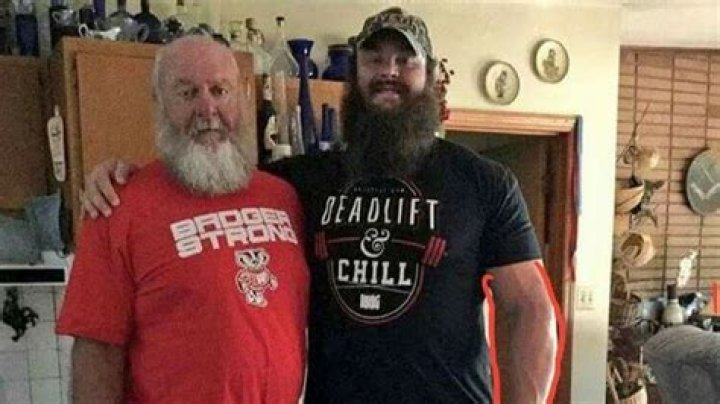 Braun Strowman with his dad, Rick